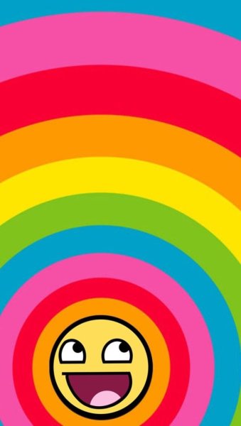 Облако рыгает радугой