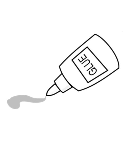 Клей раскраска