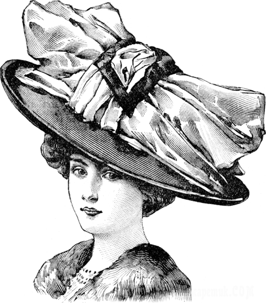 Винтажные шляпки с цветами