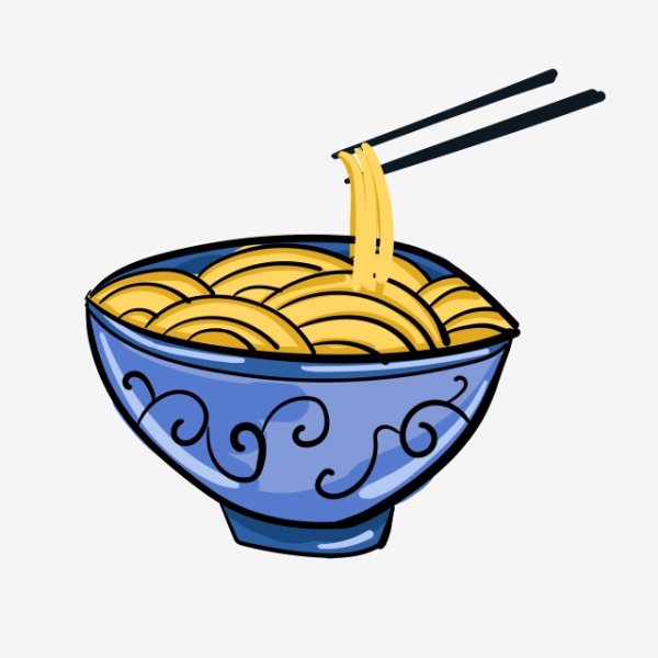 Мультяшные блюда лапша