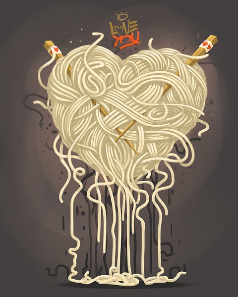 Лапша стилизованная