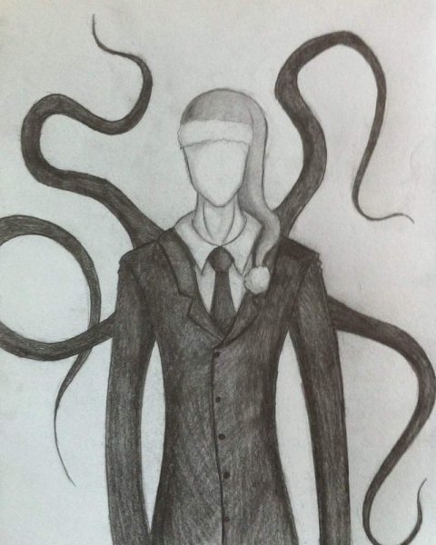 Крипипаста Слендермен в полный рост