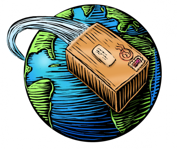 Посылка значок