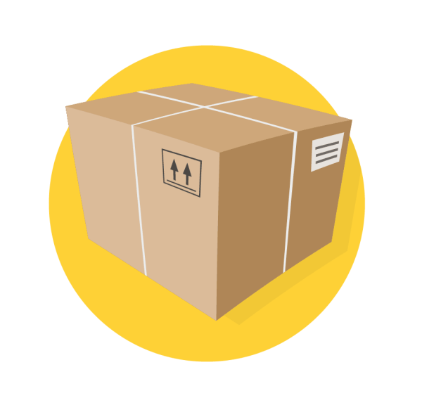 Посылка иллюстрация