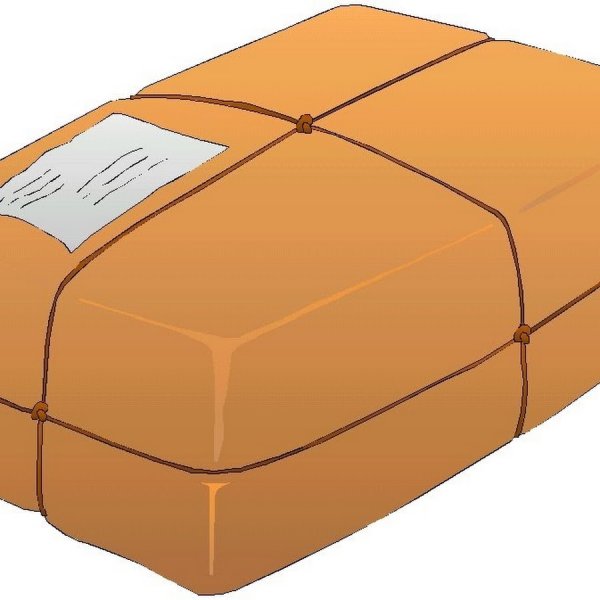 Посылка нарисованная