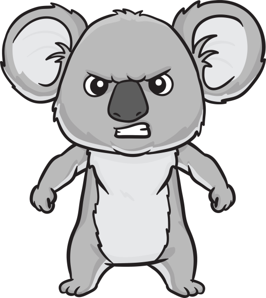 Коала мультяшная