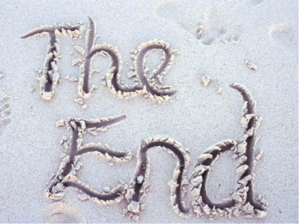 Смешная надпись конец