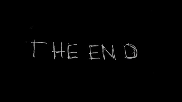 Конец на черном фоне