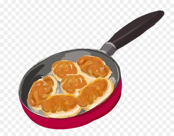 Сковородка на прозрачном фоне