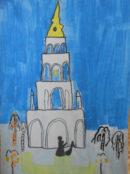 Эскиз колокольни