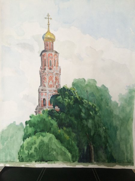 Христорождественский собор Липецк рисунок