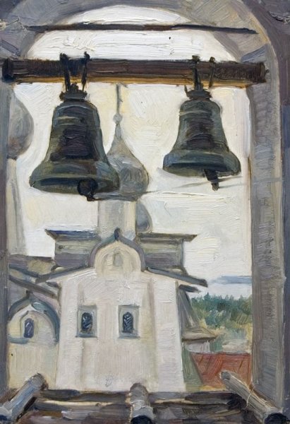 Колокольня Павловский Посад рисунок