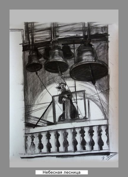 Колокольня Ивана Великого рисунок