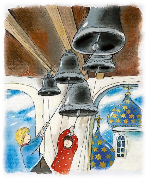 Колокольня Калязин рисунок