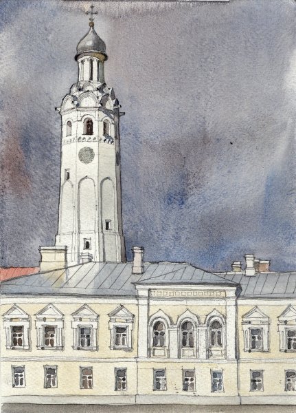 Колокольня Новодевичьего монастыря