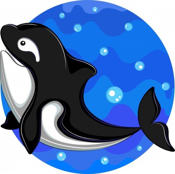 Наклейка Касатка