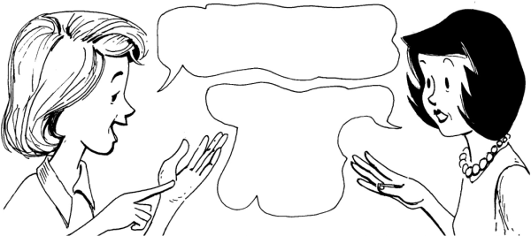 Общение раскраска