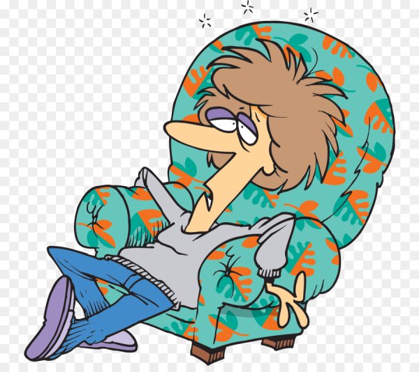 Уставший мультяшка