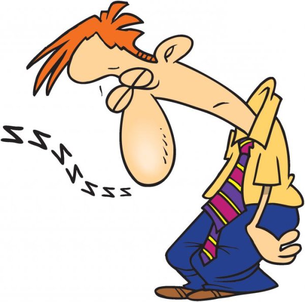 Уставший мультяшка