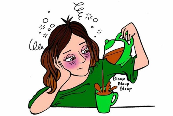 Человек устал