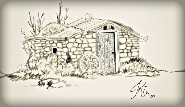 Сакля раскраска