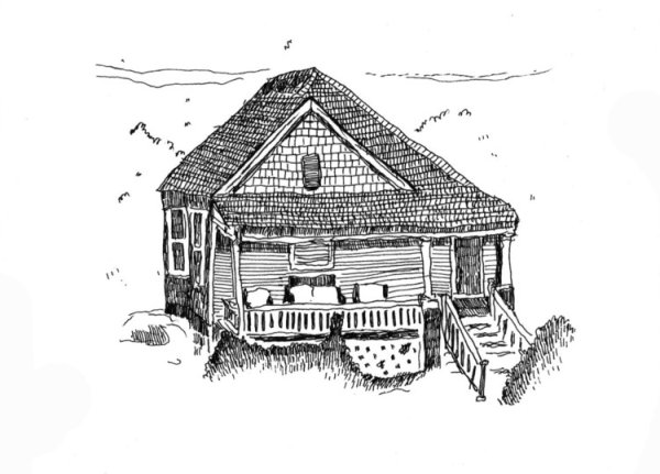 Эскиз древнего жилища