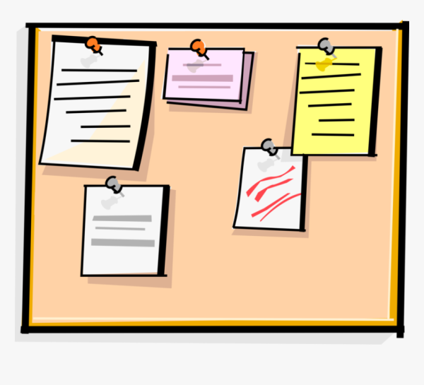 Мультяшная доска объявлений