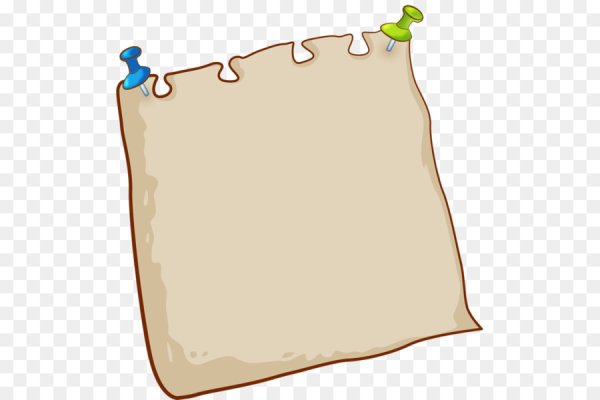 Бумажка мультяшная