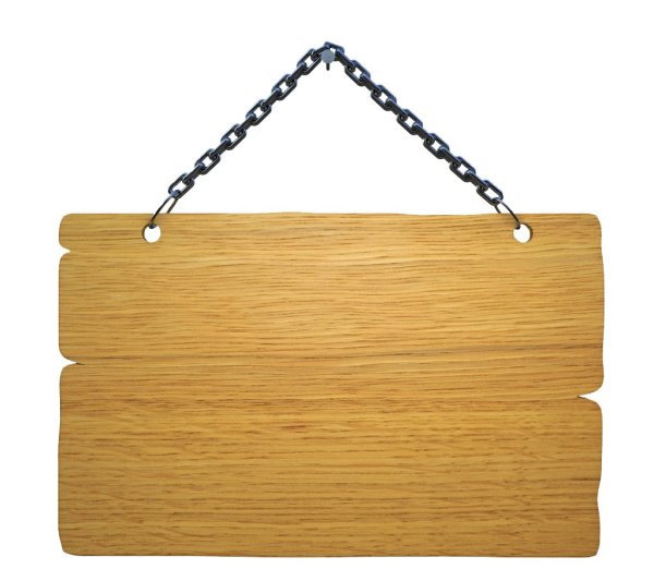 Деревянная табличка