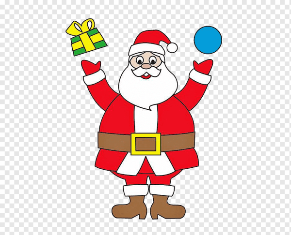 Санта Клаус для рисования