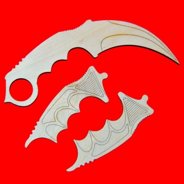 Раскраски ножи из КС го керамбит