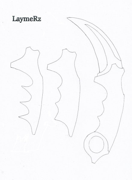 Керамбит cs008