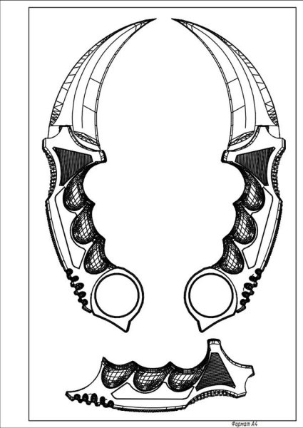 Керамбит cs008