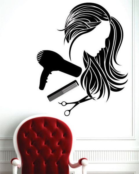 Эмблемы парикмахерских