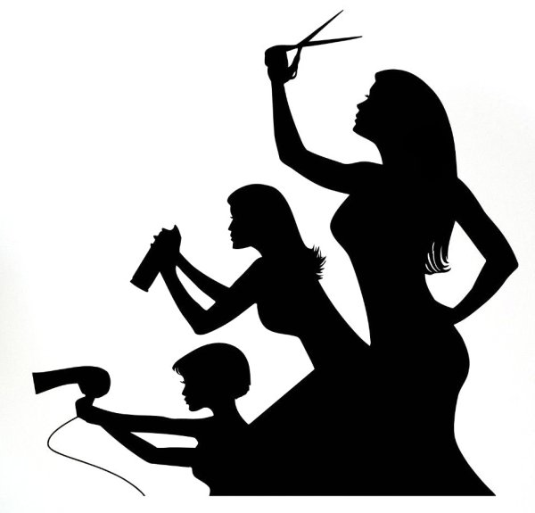 Парикмахер силуэт