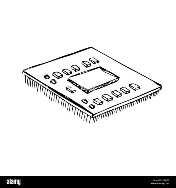 Процессор карандашом