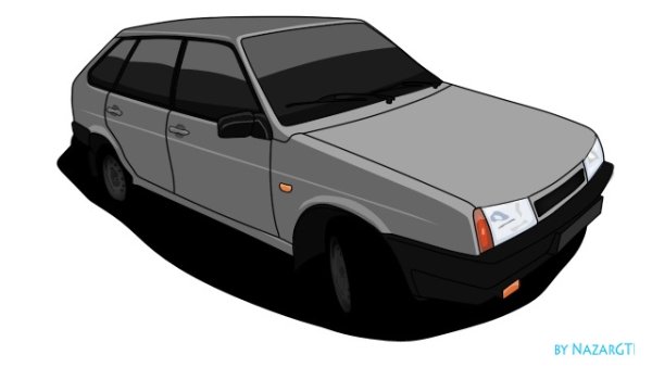 ВАЗ 2109 рисунок