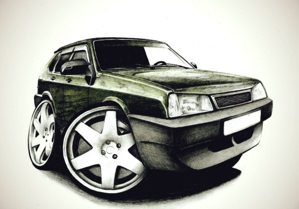 Рисунок Лады 2109