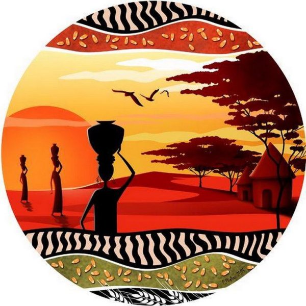 Африканские мотивы рисунки