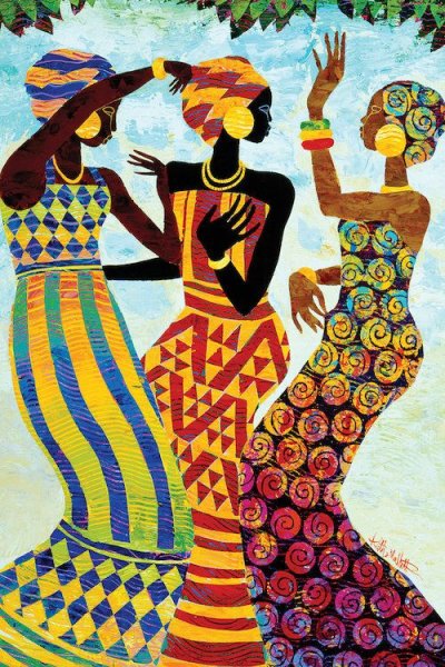 Африканские мотивы... Художник Keith Mallett