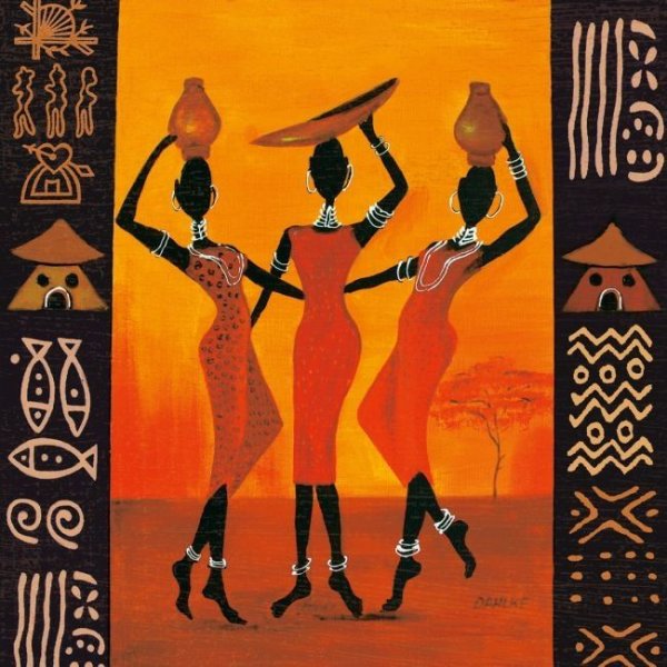 Картины в африканском стиле