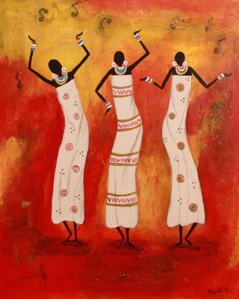 Африка этно живопись