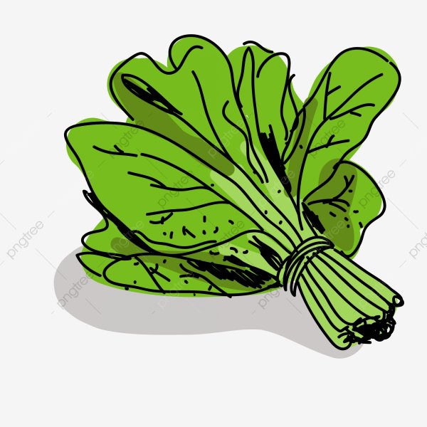 Шпинат мультяшный