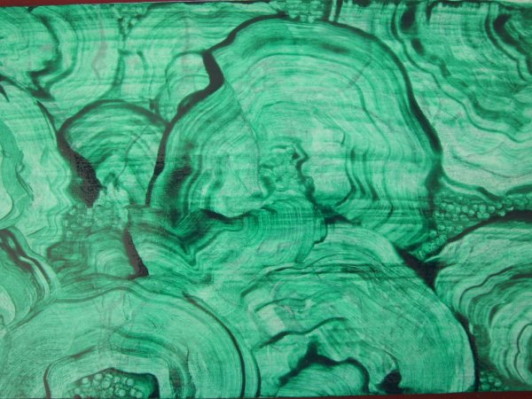 Имитация камня малахит красками