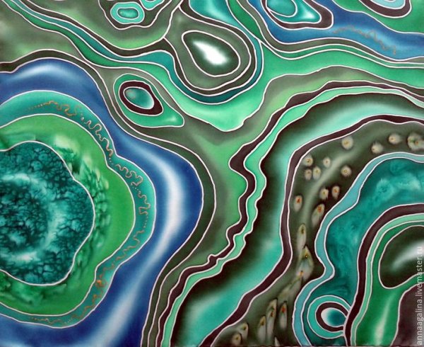 Малахит камень фактура