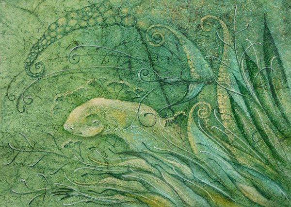 Ткань под малахит