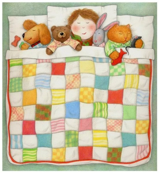 Рисование лоскутное одеяло