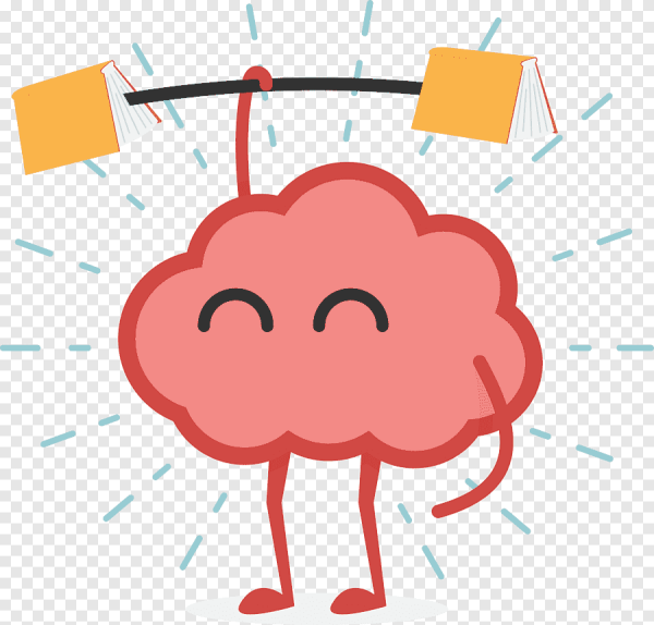 Мультяшное изображение мозга