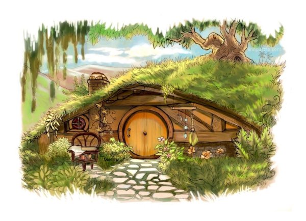 Хоббичья Нора иллюстрации