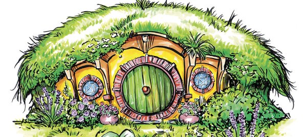 Нора Хоббита иллюстрации